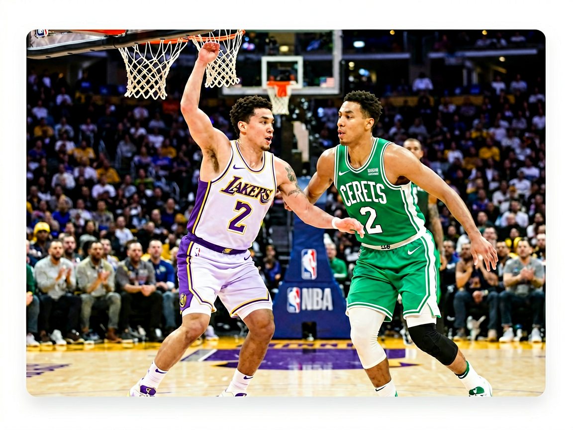 NBA常规赛湖人对阵凯尔特人精彩对抗